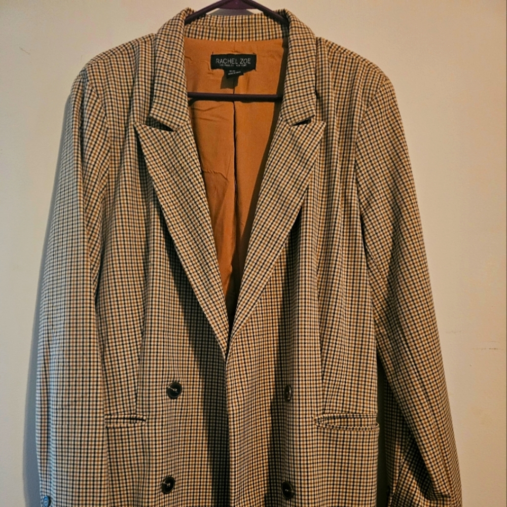 Plaid Dress Jacket XL